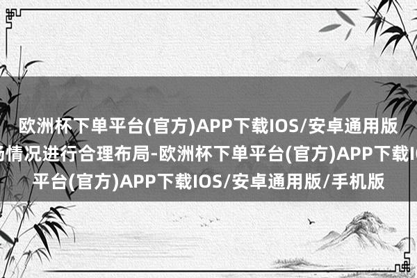 欧洲杯下单平台(官方)APP下载IOS/安卓通用版/手机版在夙昔把柄商场情况进行合理布局-欧洲杯下单平台(官方)APP下载IOS/安卓通用版/手机版