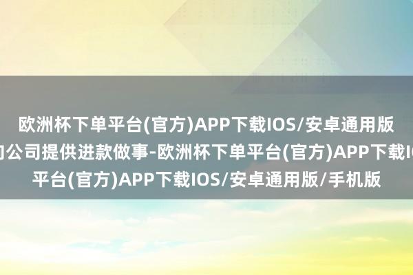 欧洲杯下单平台(官方)APP下载IOS/安卓通用版/手机版海尔财务应许向公司提供进款做事-欧洲杯下单平台(官方)APP下载IOS/安卓通用版/手机版