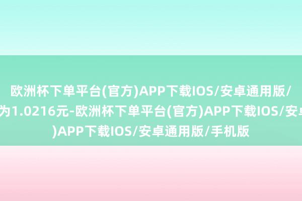 欧洲杯下单平台(官方)APP下载IOS/安卓通用版/手机版累计净值为1.0216元-欧洲杯下单平台(官方)APP下载IOS/安卓通用版/手机版